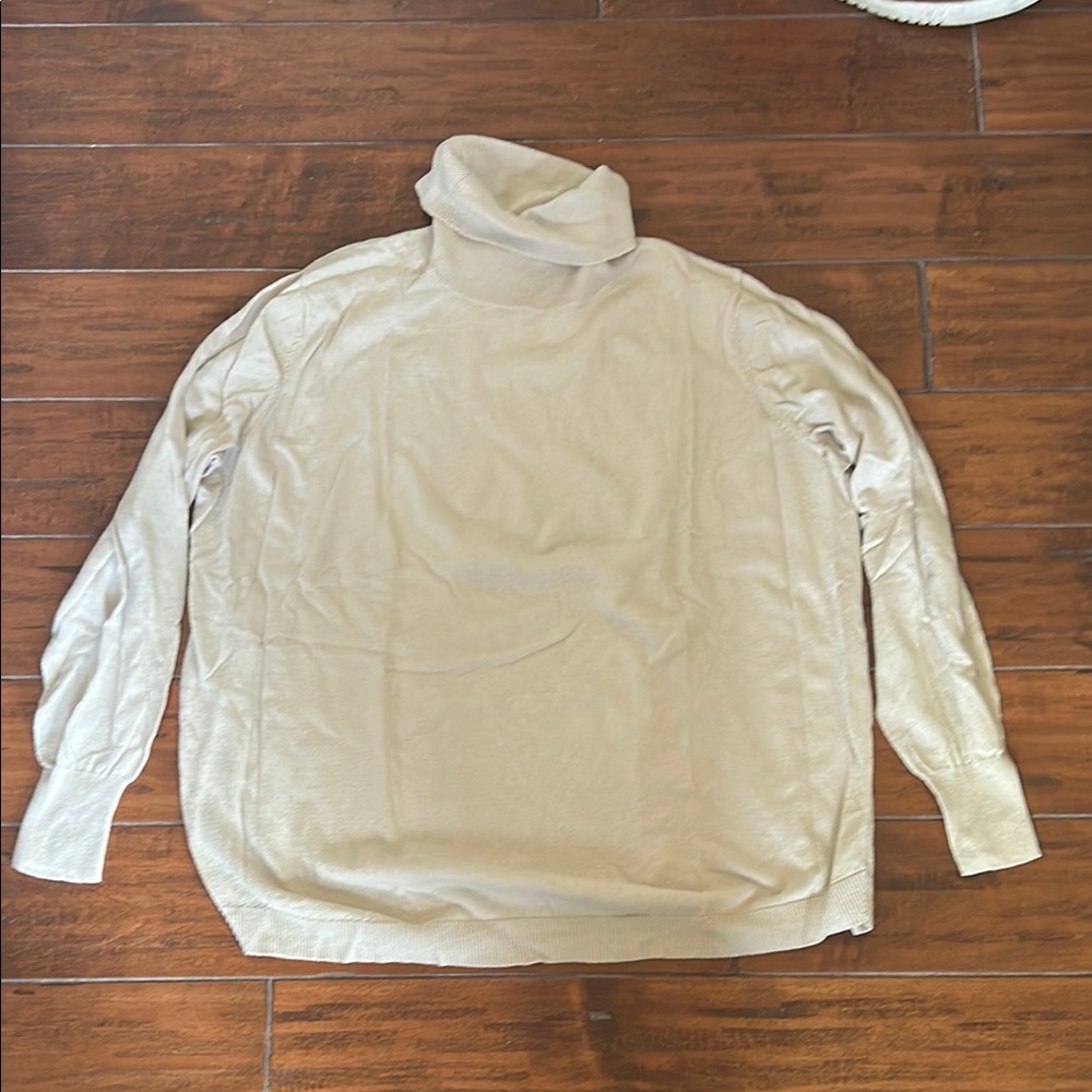 Ellos Cream Turtleneck Sweater